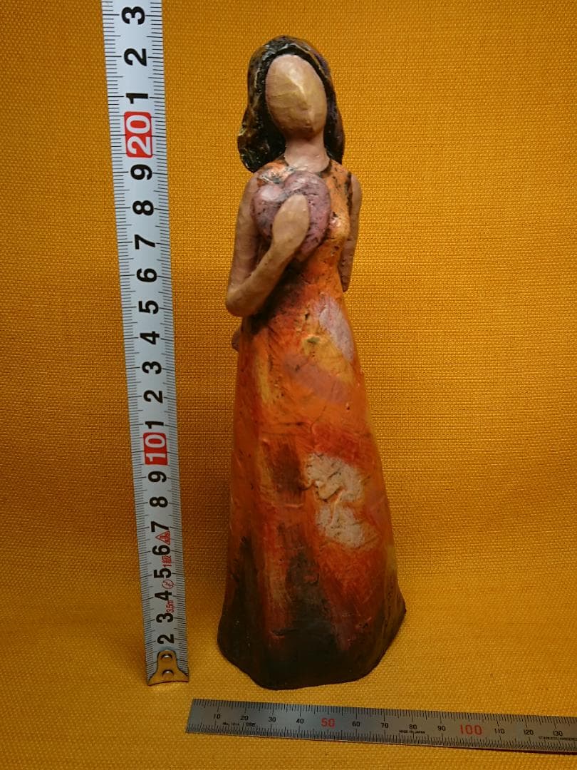 【美品】人形　彫像　オブジェ　置物　インテリア　工芸品　美術品　A1603