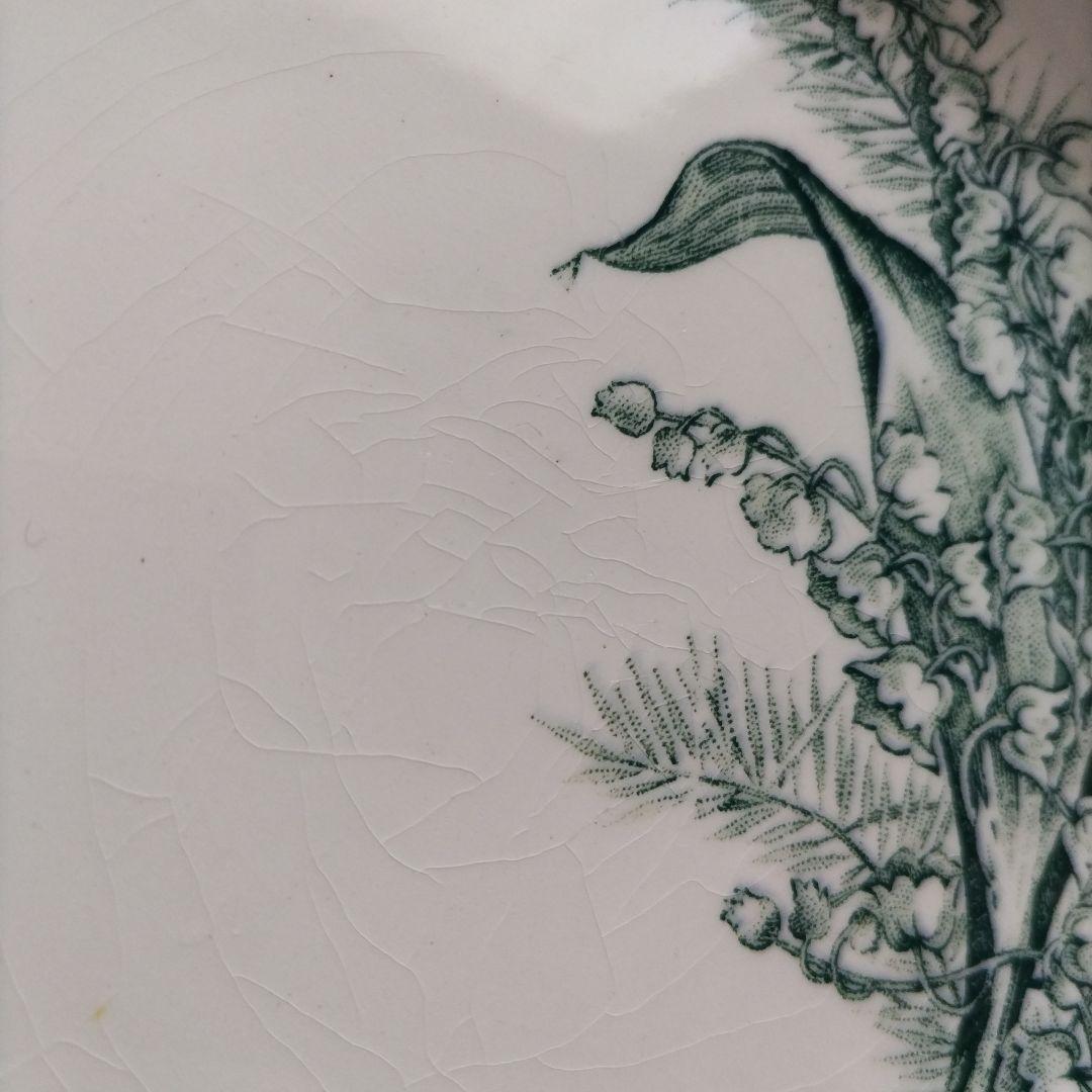 【美品】St.Amand　サンタマン　MUGUET　すずらん　デザート皿