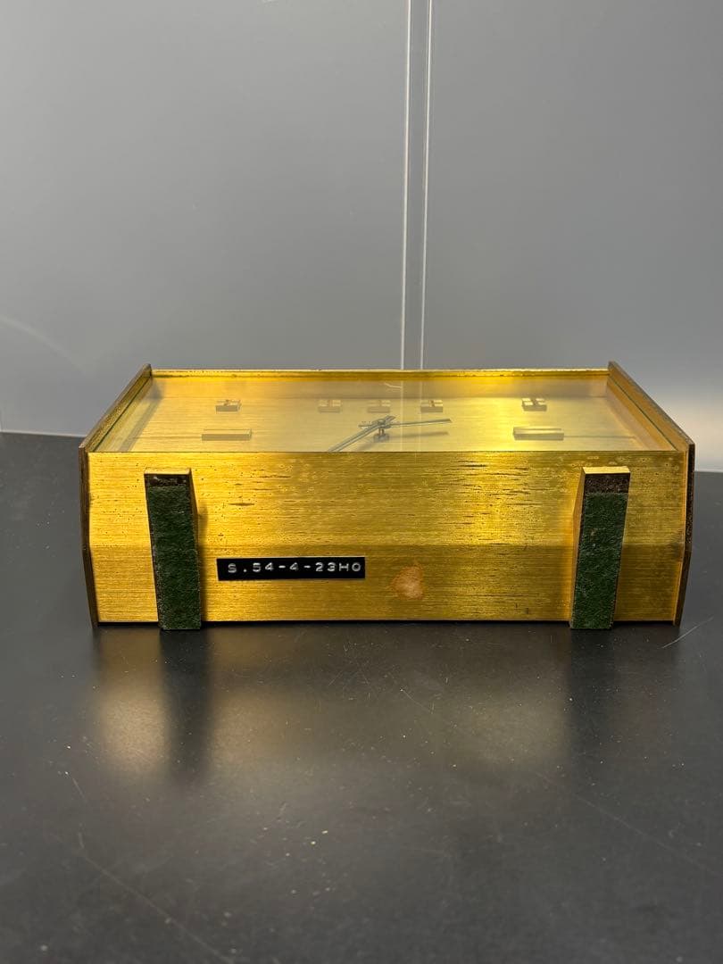 【稼働品】キンツレ KIENZLE ヴィンテージ置き時計 オートマチック ドイツ