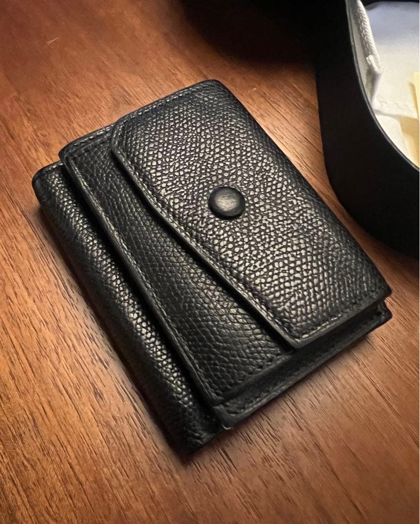 Valextra 3つ折り 財布 コンパクト パース 美品