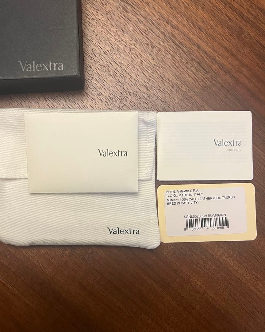 Valextra 3つ折り 財布 コンパクト パース 美品