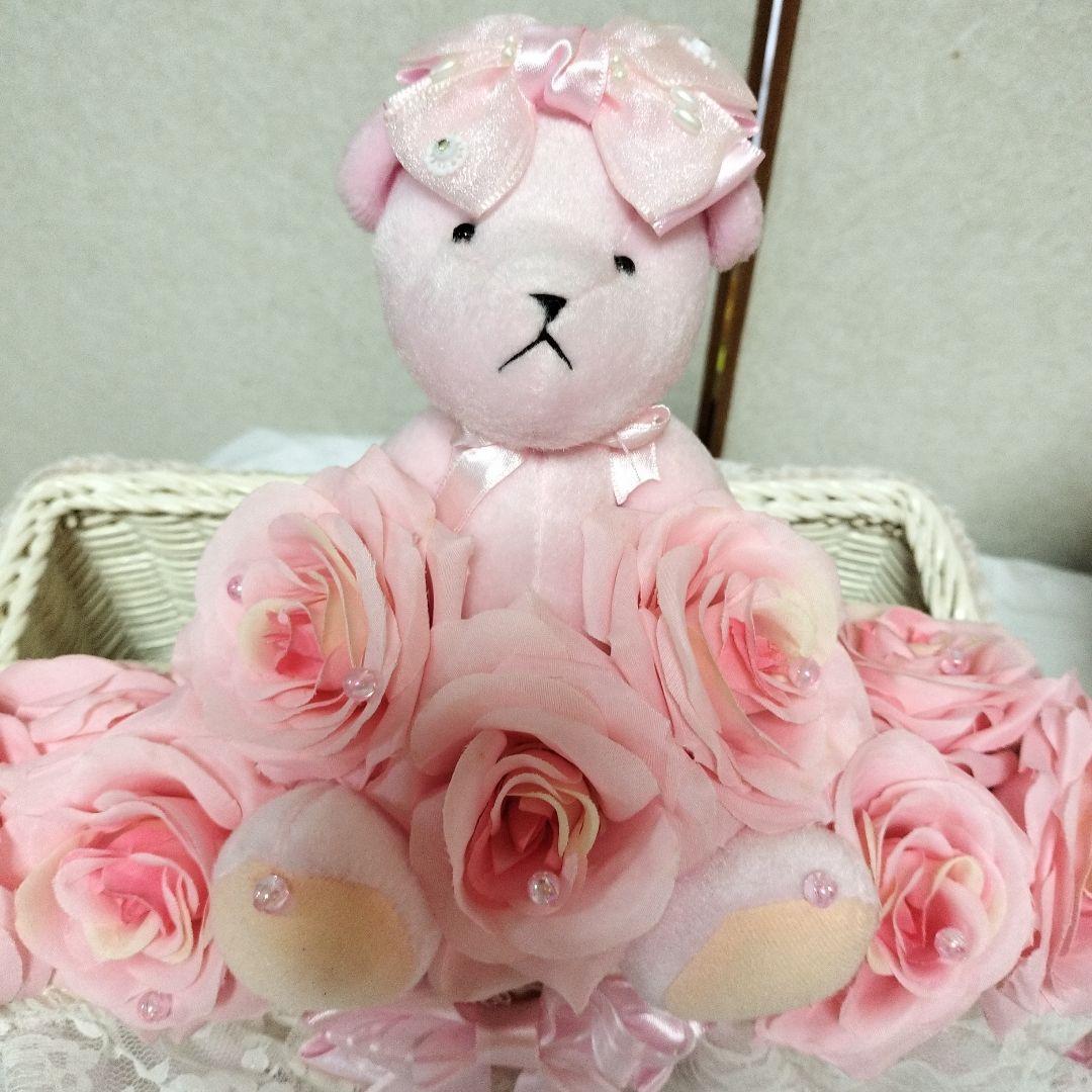 プリンセス姫系アクセサリーケース&くまちゃん小物入れディアマンテ　ピンク