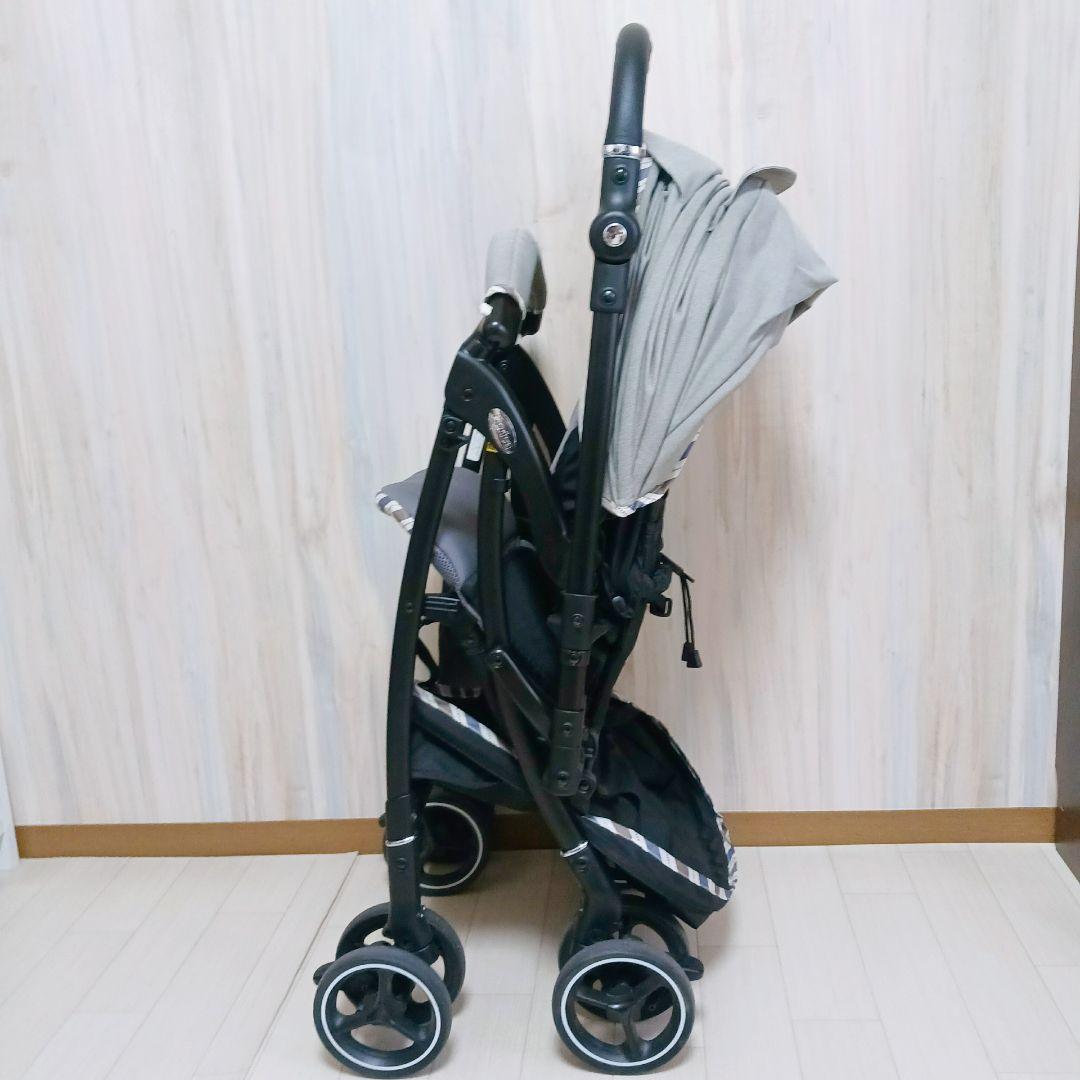 Aprica ベビーカー 2093751 軽量 折りたたみ　限定モデル グレー