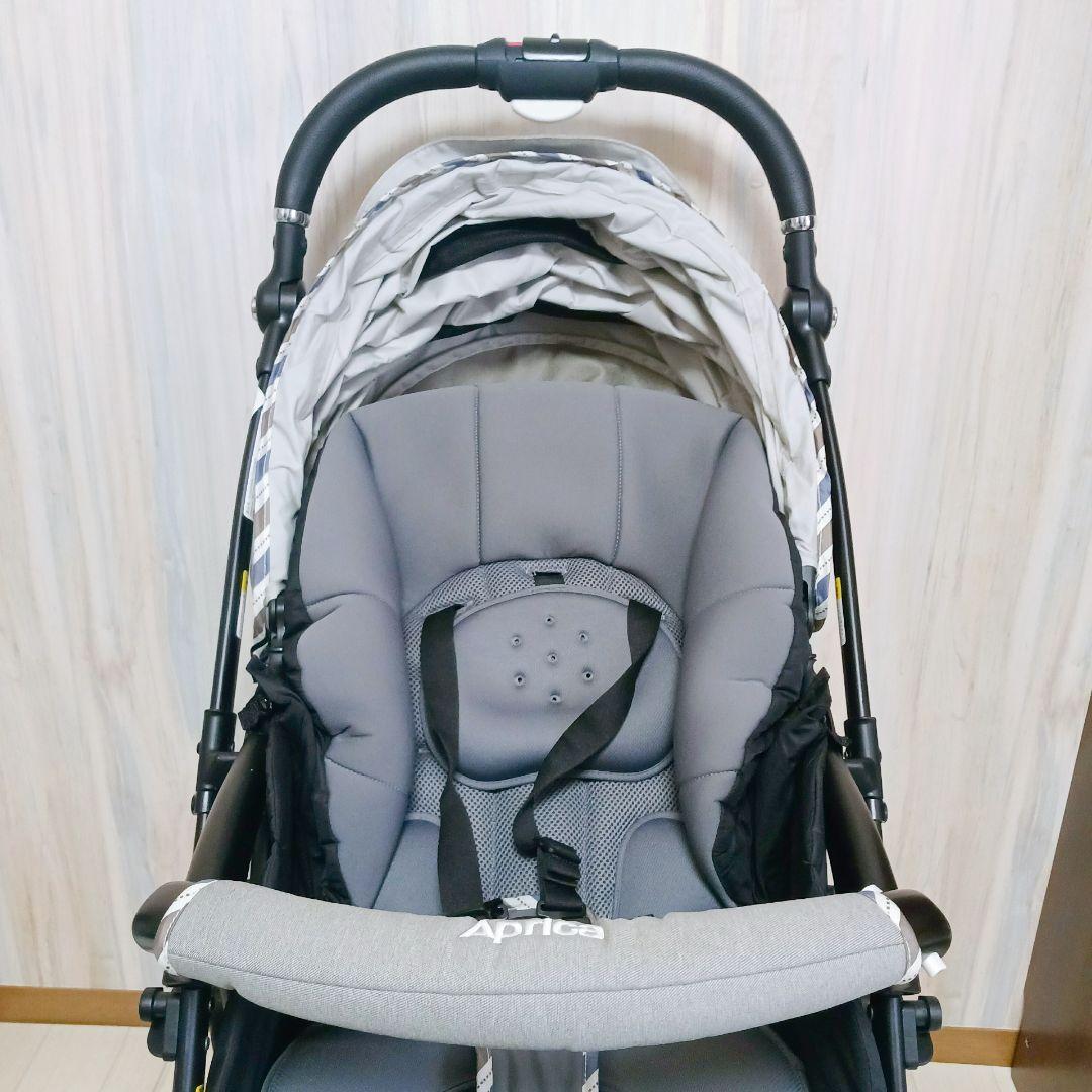 Aprica ベビーカー 2093751 軽量 折りたたみ　限定モデル グレー