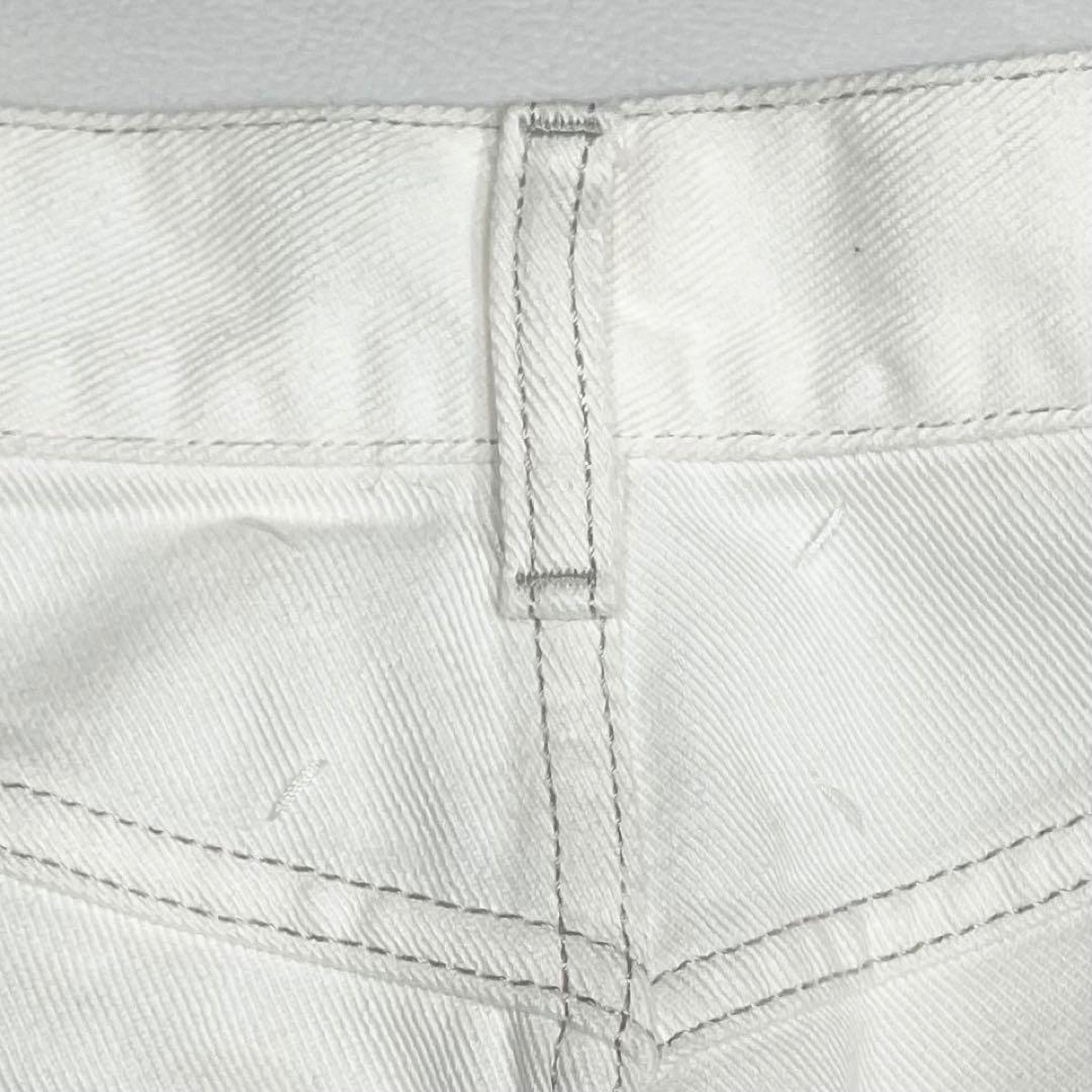 美品 Maison Margiela スラッシュデニム ホワイト 38サイズ