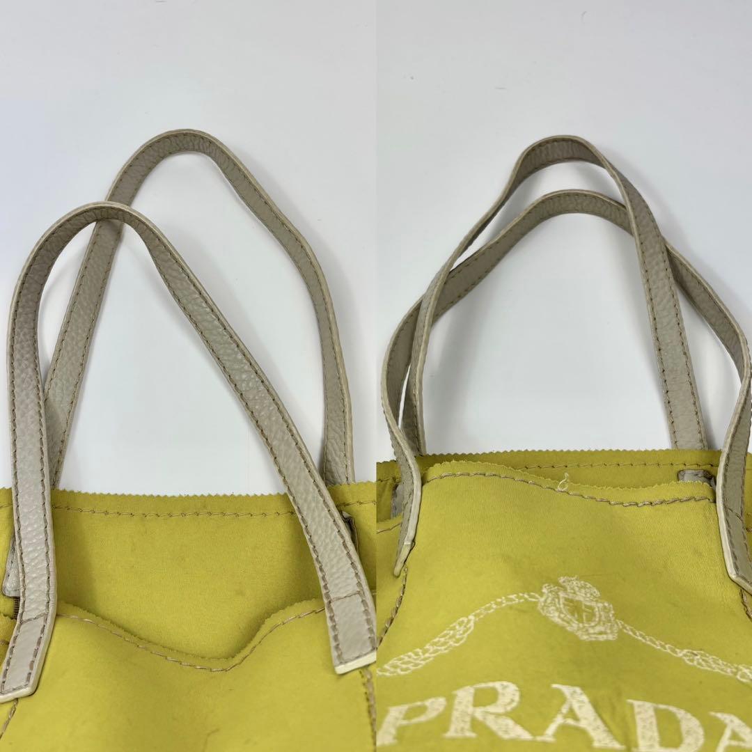PRADA トートバッグ ロゴ ショルダー A4可 レッド 157 プラダ