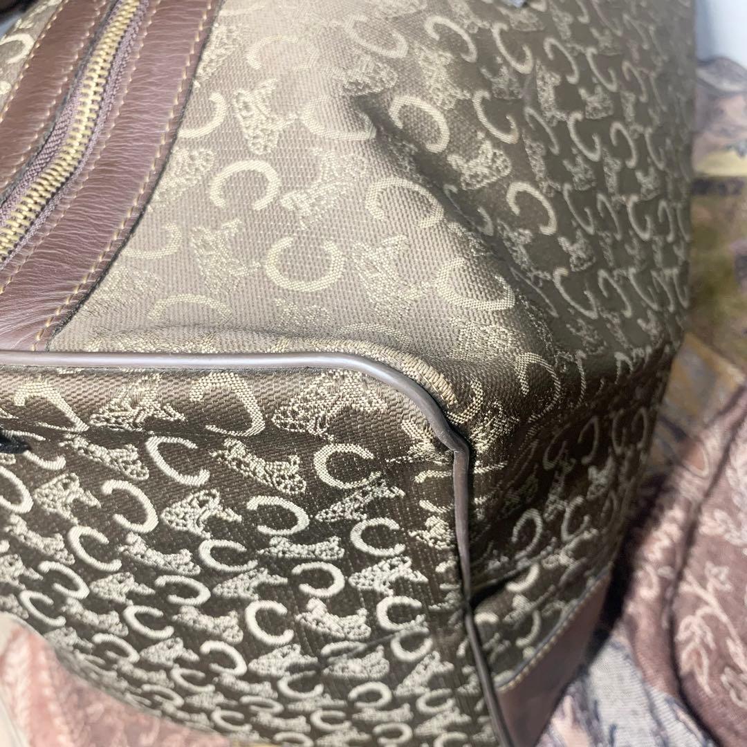 大容量！　CELINE セリーヌ　ヴィンテージ　Cマカダム ボストンバッグ