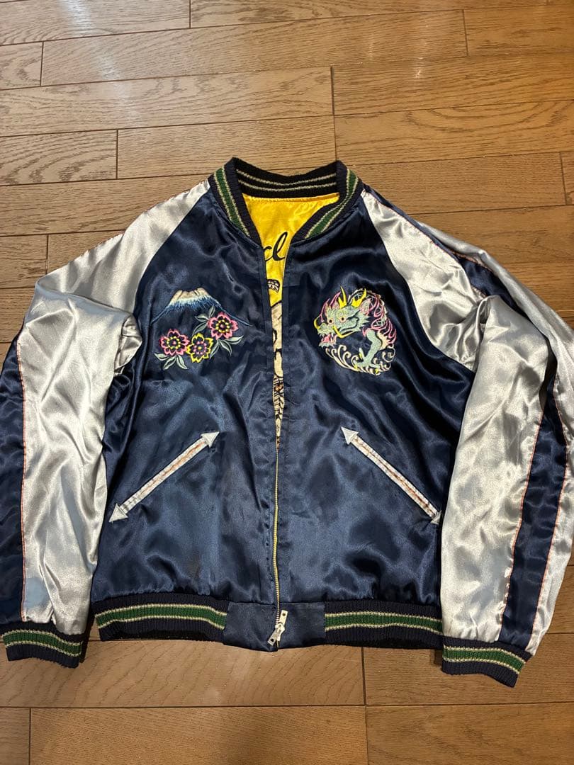 スカジャン　テーラー東洋　Eagle Cyclones TT11381 中古M