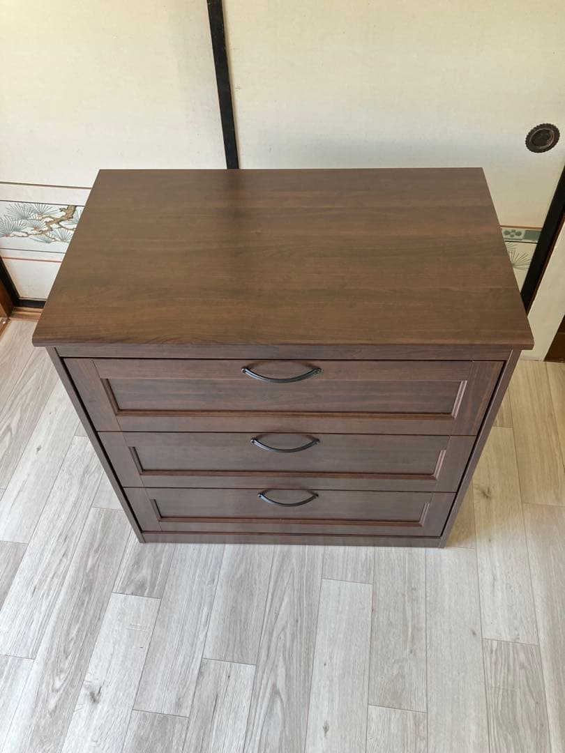 みんみ　IKEA 幅81cm SONGESAND ソンゲサンド 3段棚