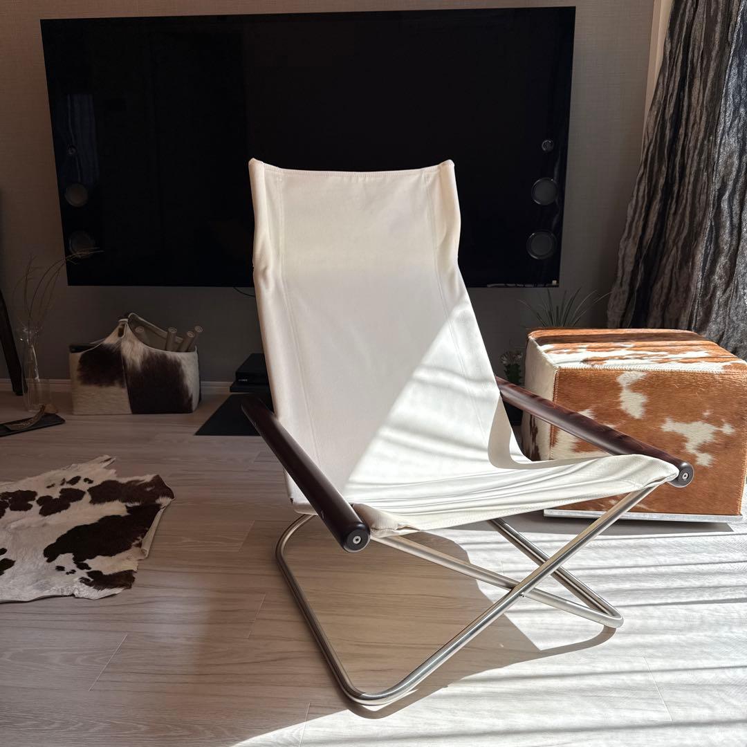 美品【正規品】NychairX ニーチェアエックス ダークブラウン/ホワイト