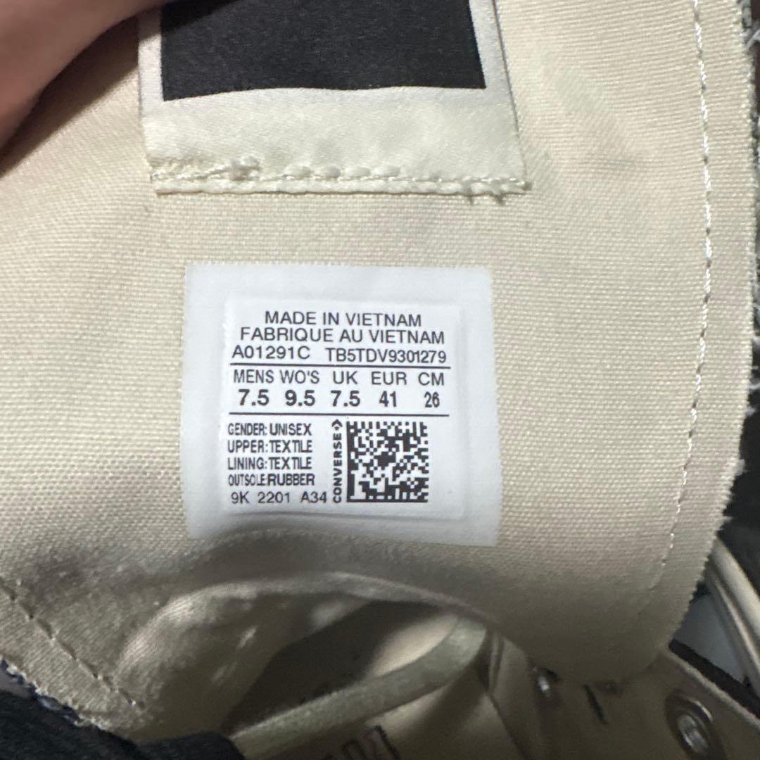 新品 RICK OWENS DRKSHDW CONVERSE TURBODRK