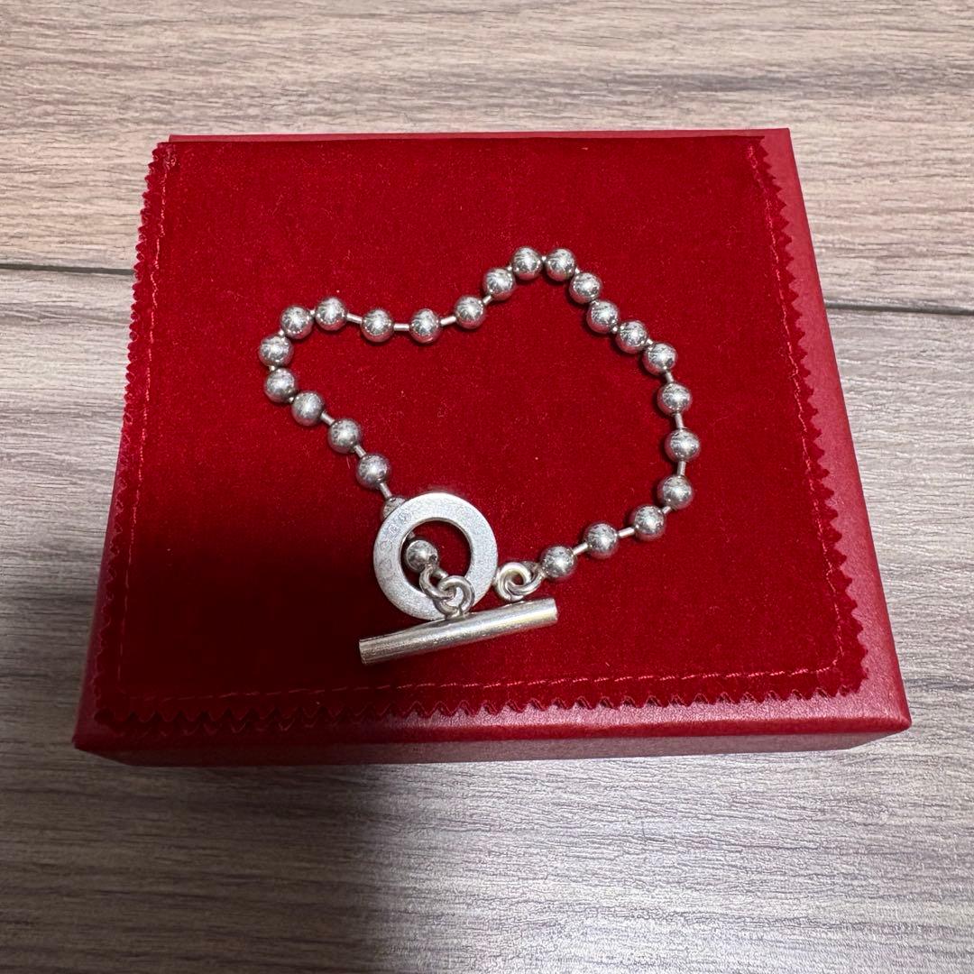 GUCCI ボールチェーンブレスレット シルバー925 イタリア製