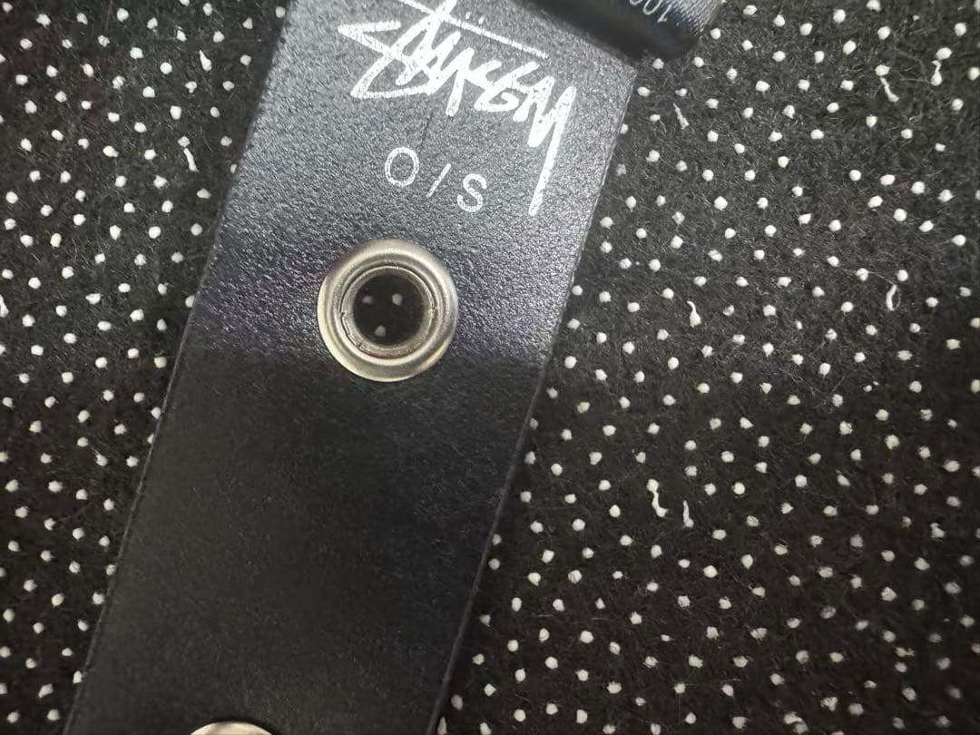 小物 STUSSY  SUIT DRESS BELT BLACK S