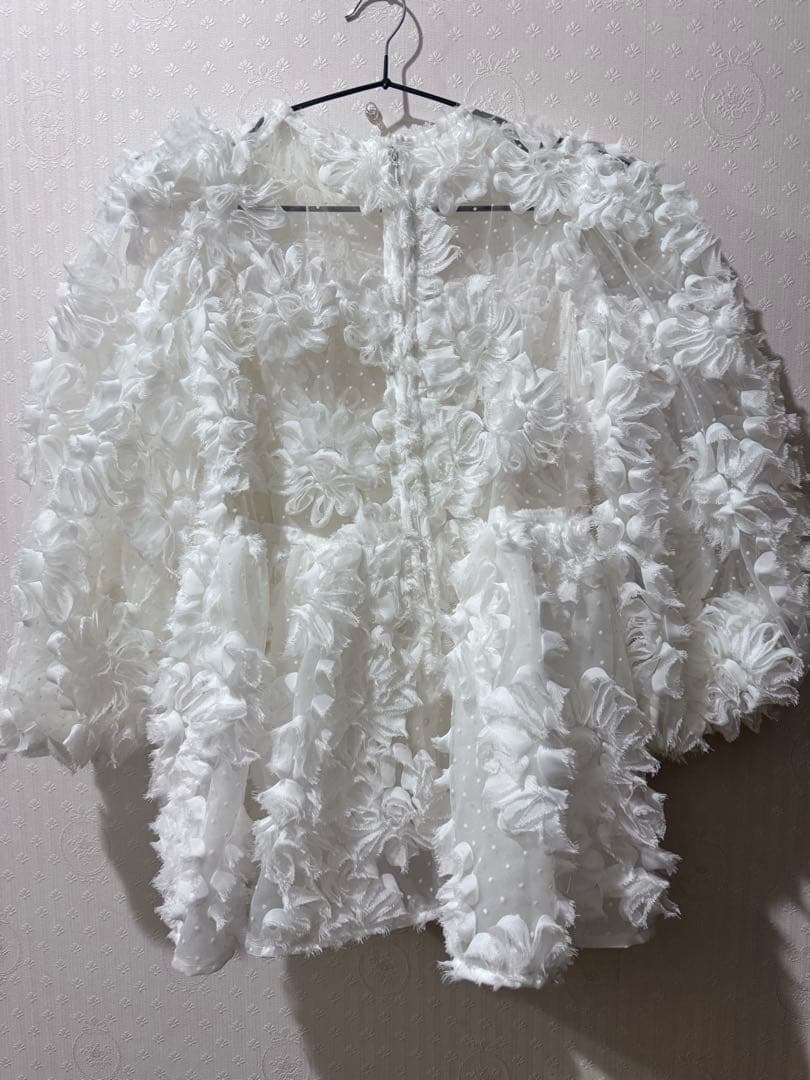 h*a様 Acka. flower peplum blouse ブランドタグ有