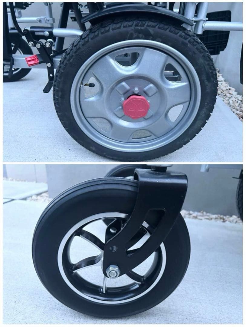新品未使用 PORTUS ZENK 電動車椅子 電動車いす 折りたたみ車椅子