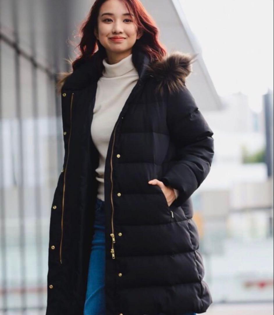 ☆極美品☆ ビ―ミングbyビームス定価33,000円 河田ロングダウン 墨色　S