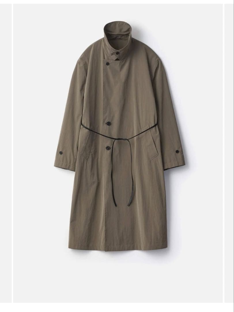 シ*ツ様 WINDPROOF NYLON DOUBLE BREASTED COA