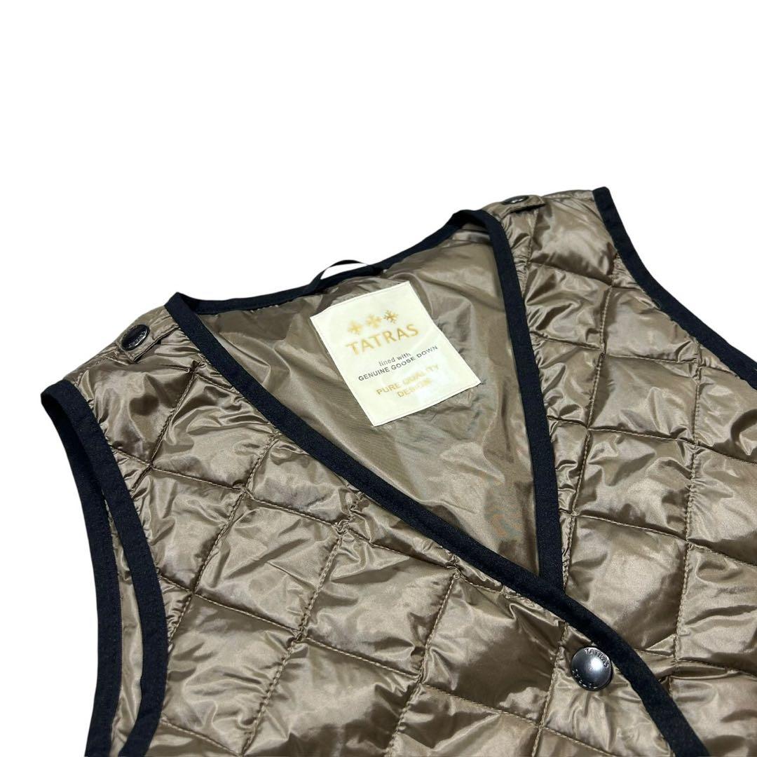 美品 TATRAS インナーダウンベスト レディースS