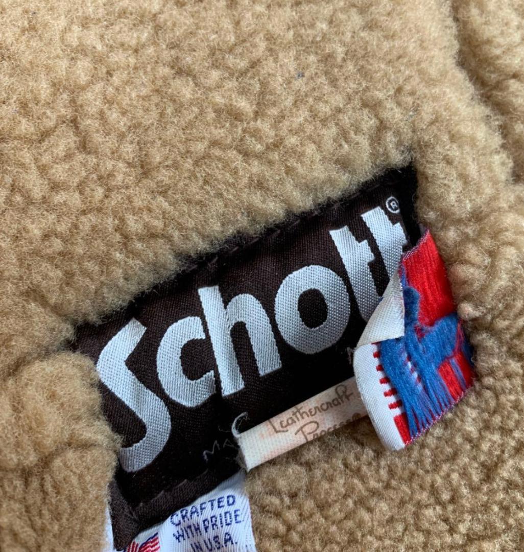 type b-3 90s schott USA製　mouton fli