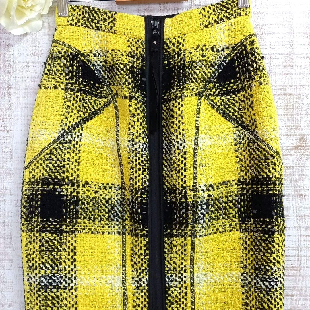 ★みー★☆美品 N°21 ヌメロヴェントゥーノ ツイード ジップ スカート