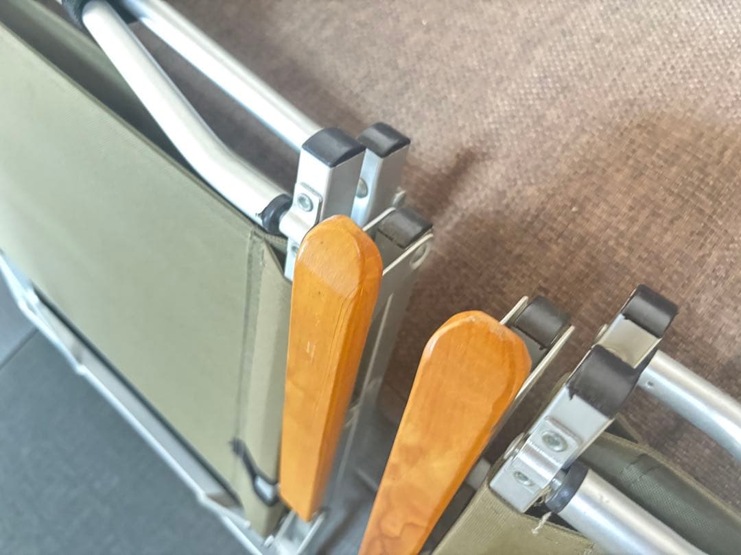 Coleman 折りたたみチェア カーキ 2脚セット