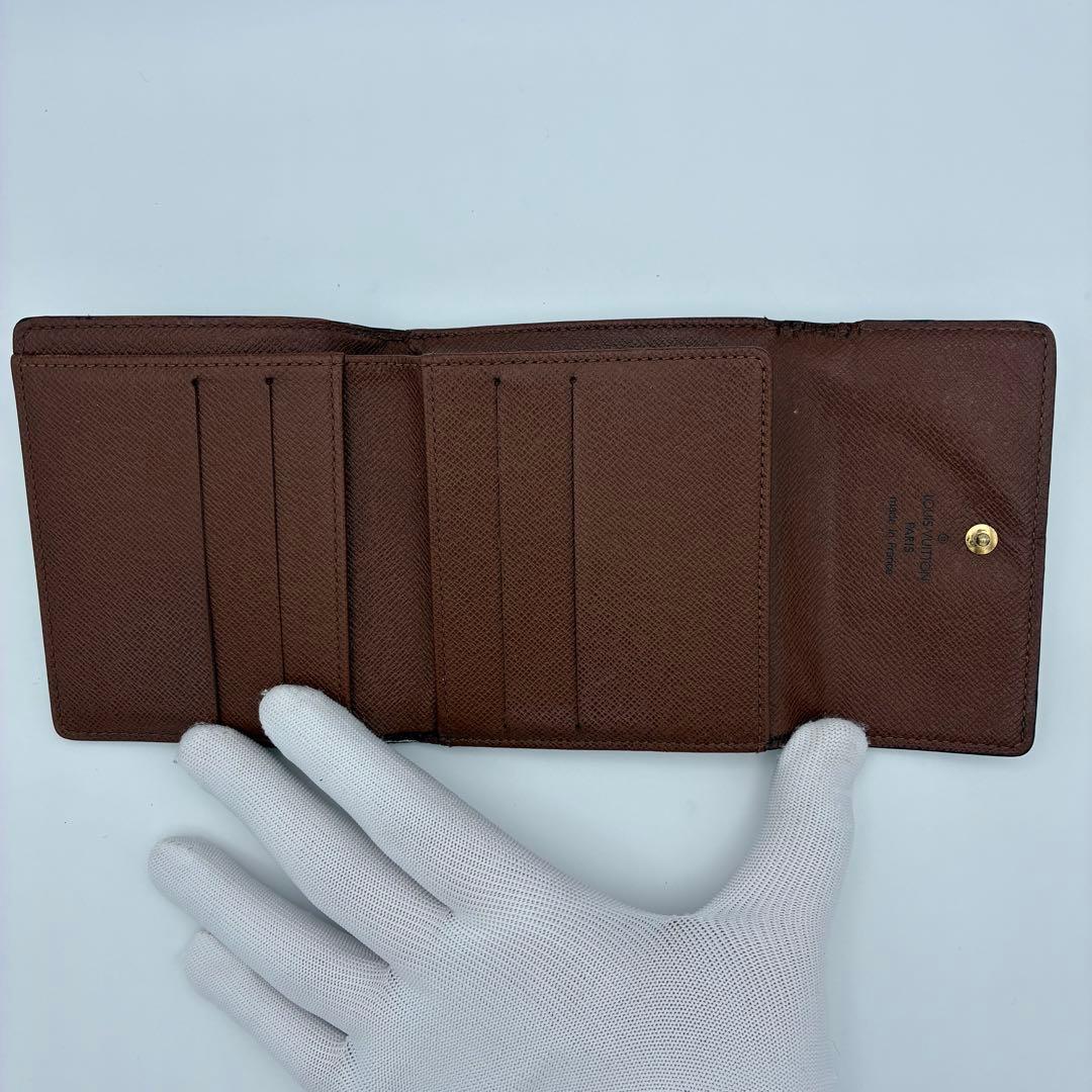 ルイヴィトン モノグラム ポルトモネ ビエ カルトクレディ　Wホック財布