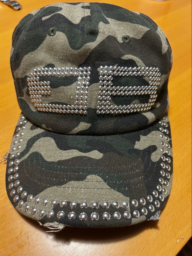 帽子 beeden BD STUDS DAMAGE CAP