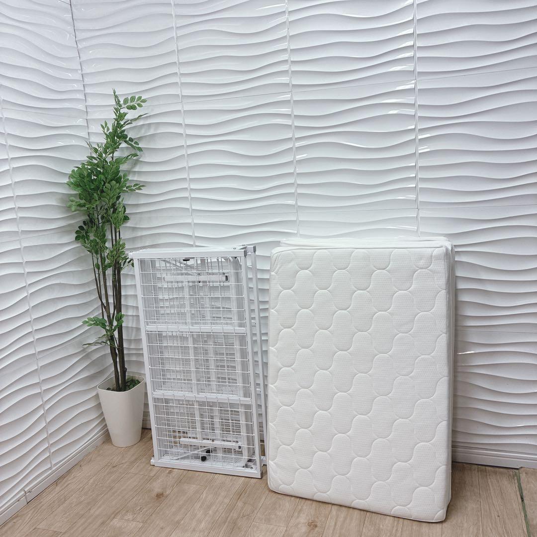 ◇フレーム◇アイリスマットレス◇折り畳み式◇シングル◇大阪兵庫京都奈良滋賀和歌山