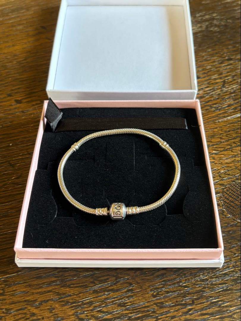 Pandora スネークチェーンブレスレット シルバー