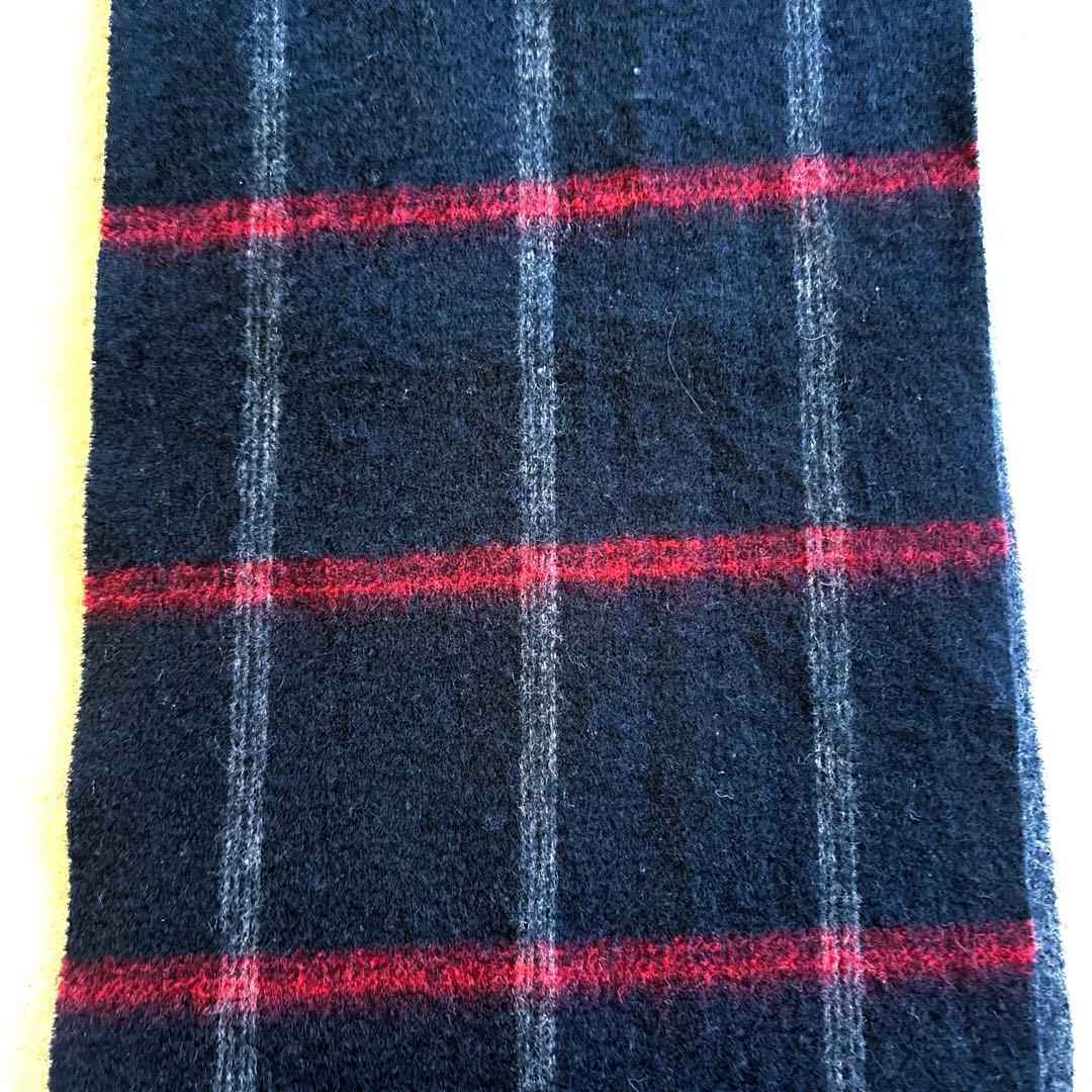 Vivienne Werstwood カシミア マフラー チェック オーブ刺繍付