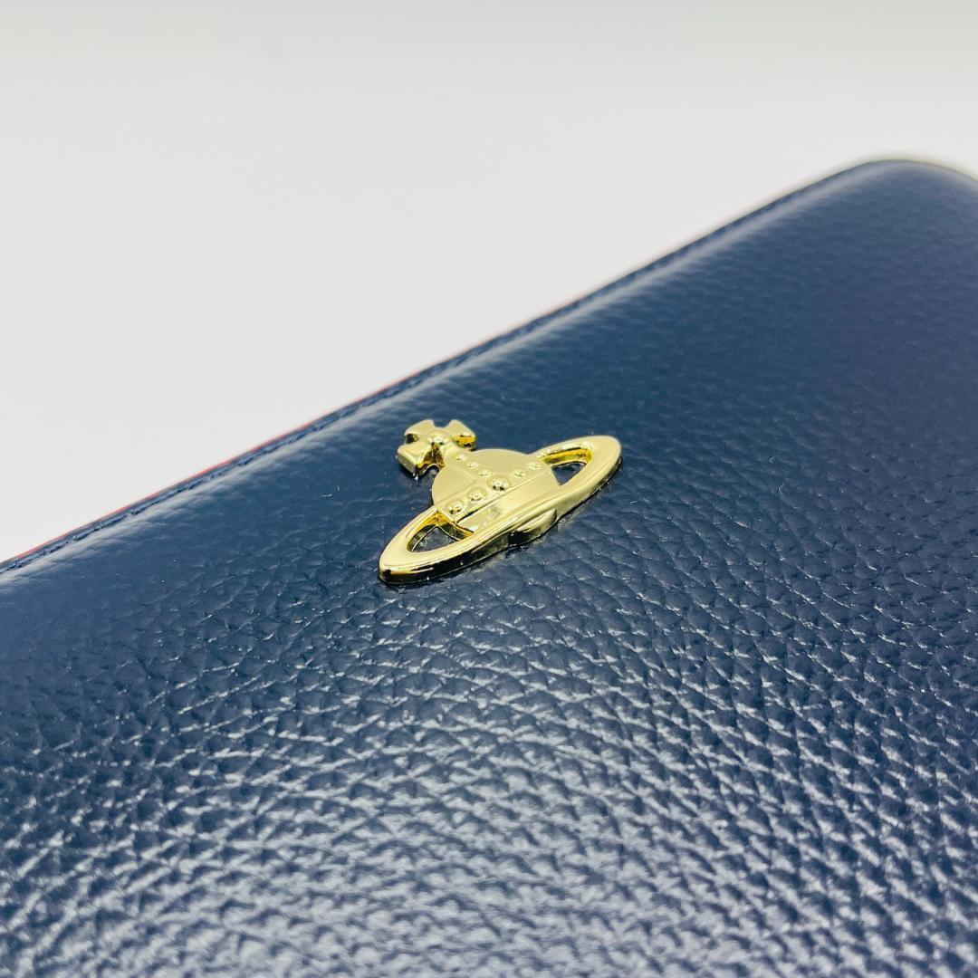 Vivienne Westwood 大特価 新品 長財布 人気 紺 青 赤定番