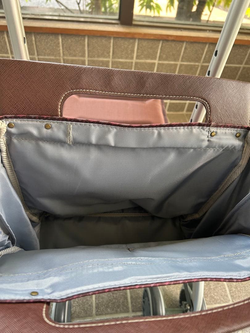 【美品】歩行車テイコブリトルスリムWAW04介護用品押して高さ調整可シルバーカー