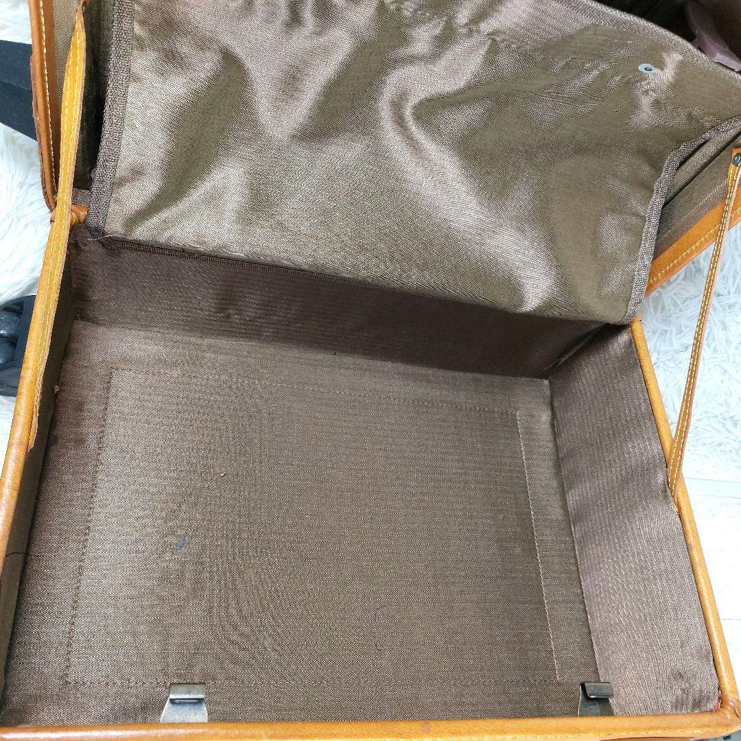 ユーラシアトランク 本革レザー シフレキャリーバッグ 旅行スーツケース キャメル