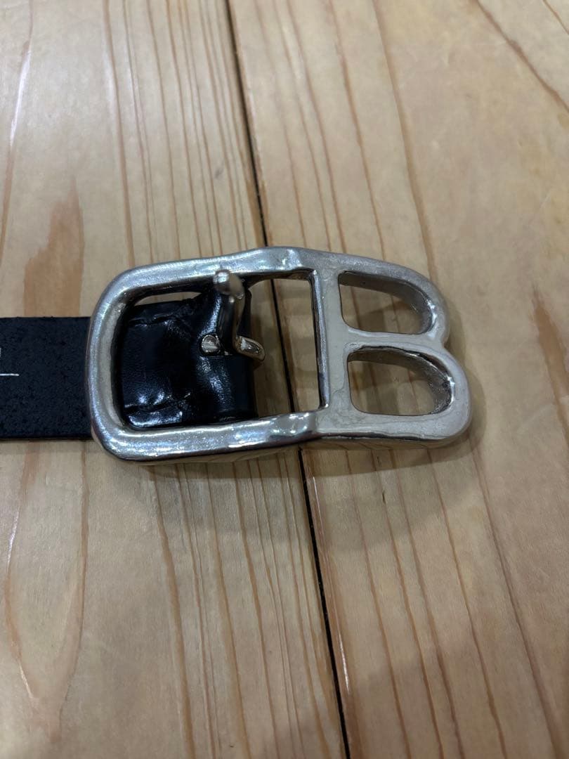 小物 doublet DB BUCKLE BELT BLACK