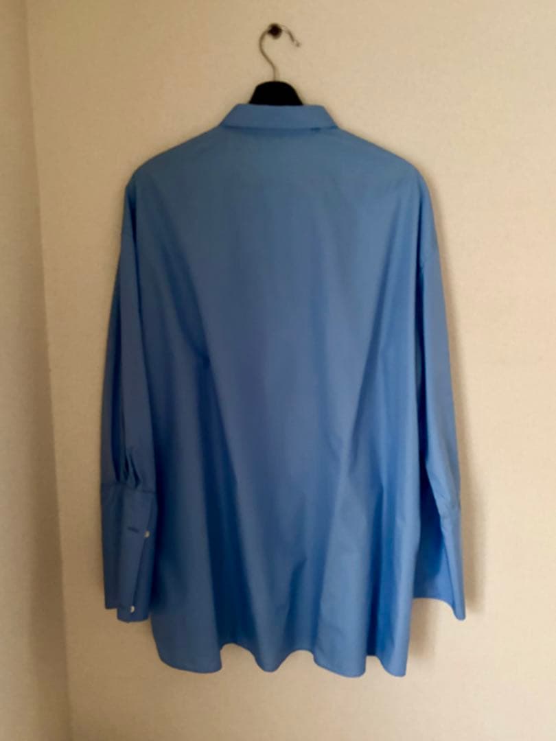 h'eres × semoh DRESS CUFFS SHIR ブルー