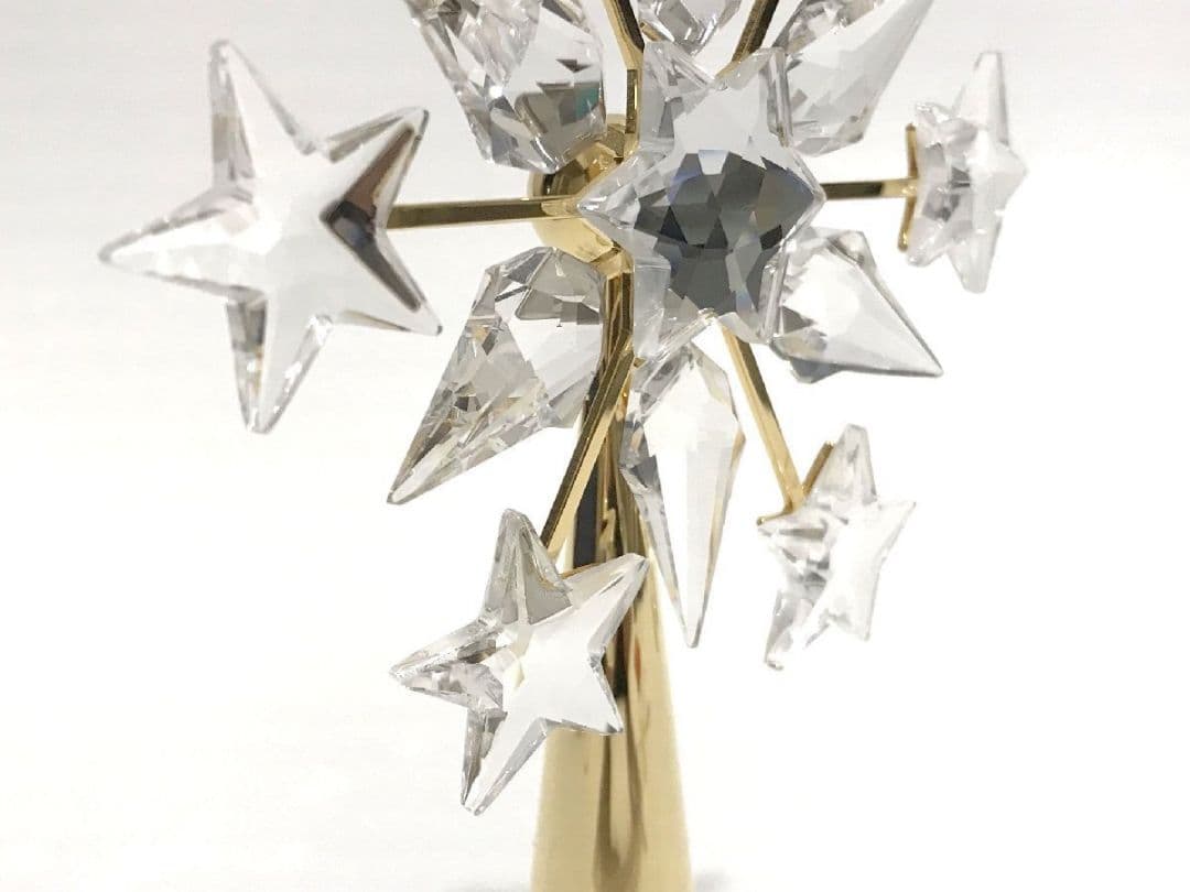 美品 ■ スワロフスキー ■ クリスタル ツリートッパー 星 クリスマス クリア