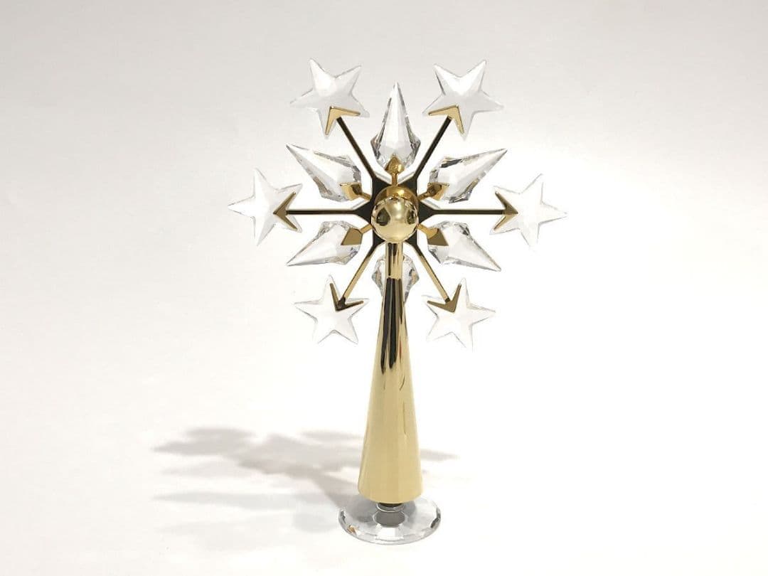 美品 ■ スワロフスキー ■ クリスタル ツリートッパー 星 クリスマス クリア