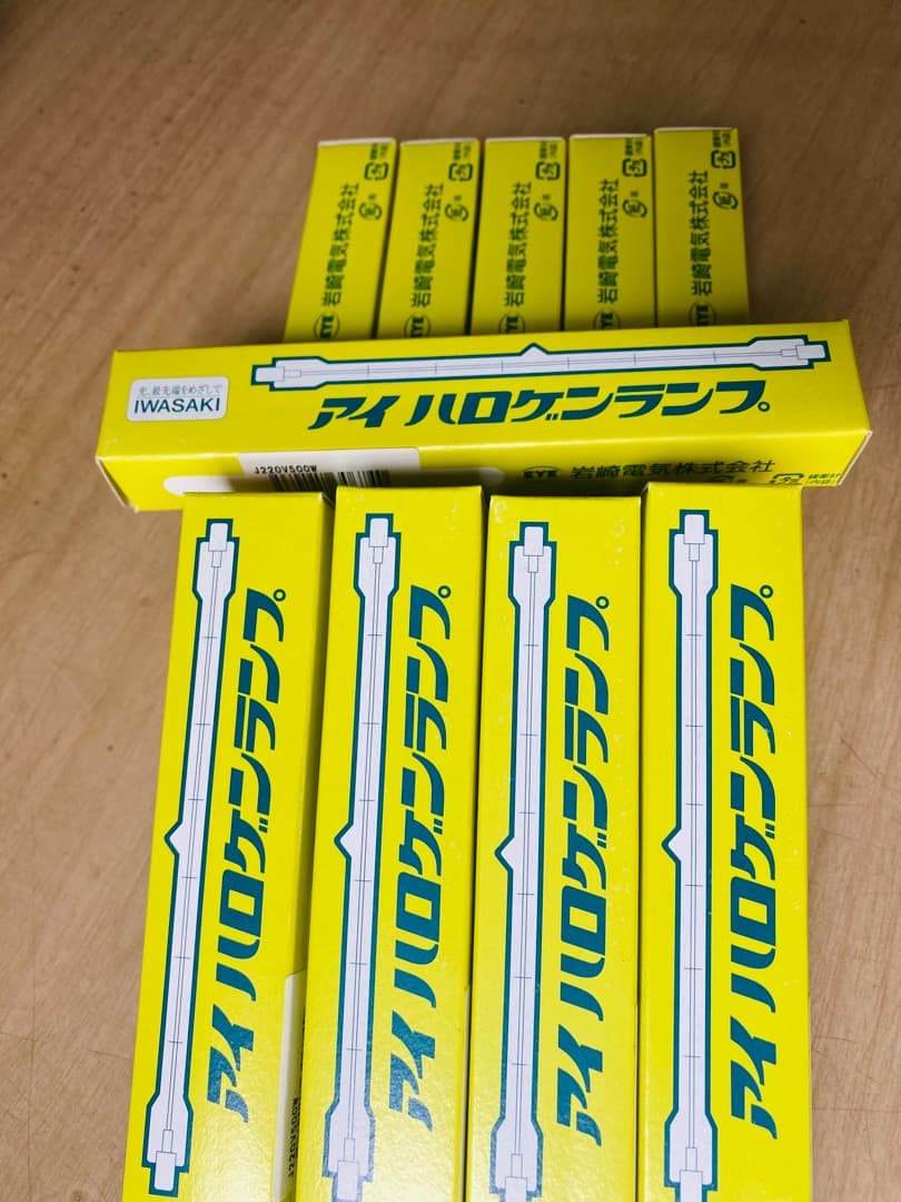 岩崎電気 アイ ハロゲンランプ　J220V500W ×10個