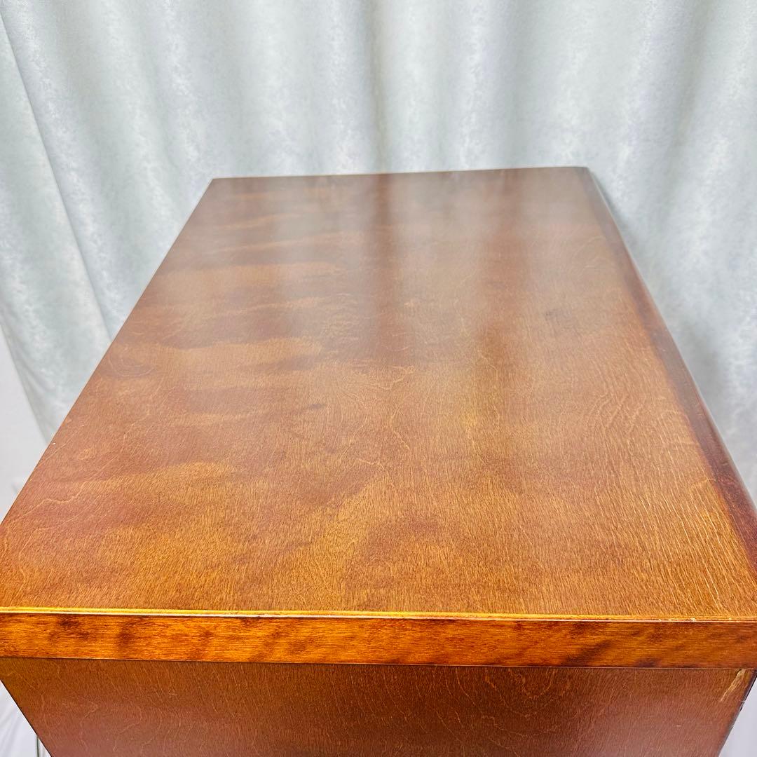 桜の家具 ユーカリ 5段チェスト レトロ ヴィンテージ