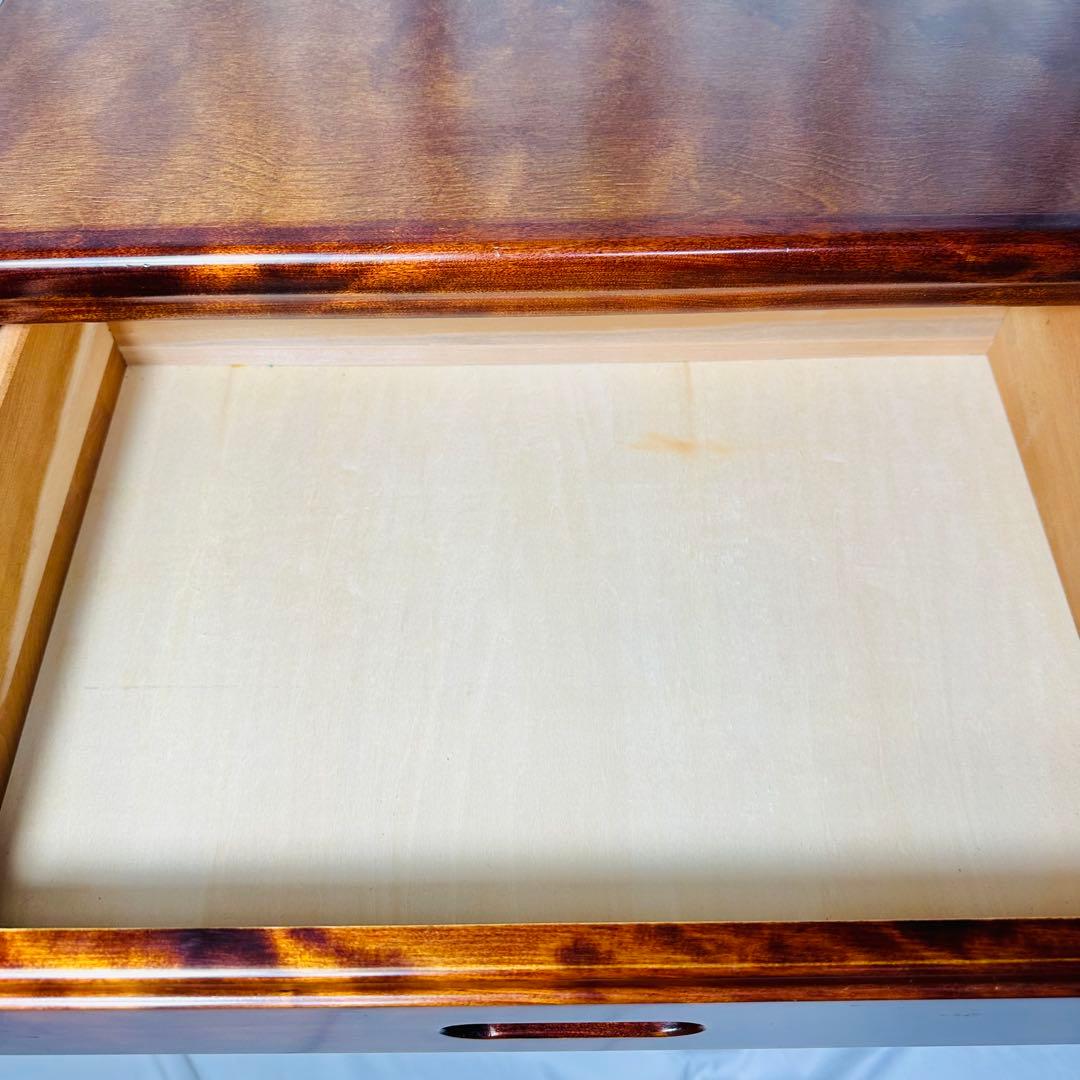 桜の家具 ユーカリ 5段チェスト レトロ ヴィンテージ