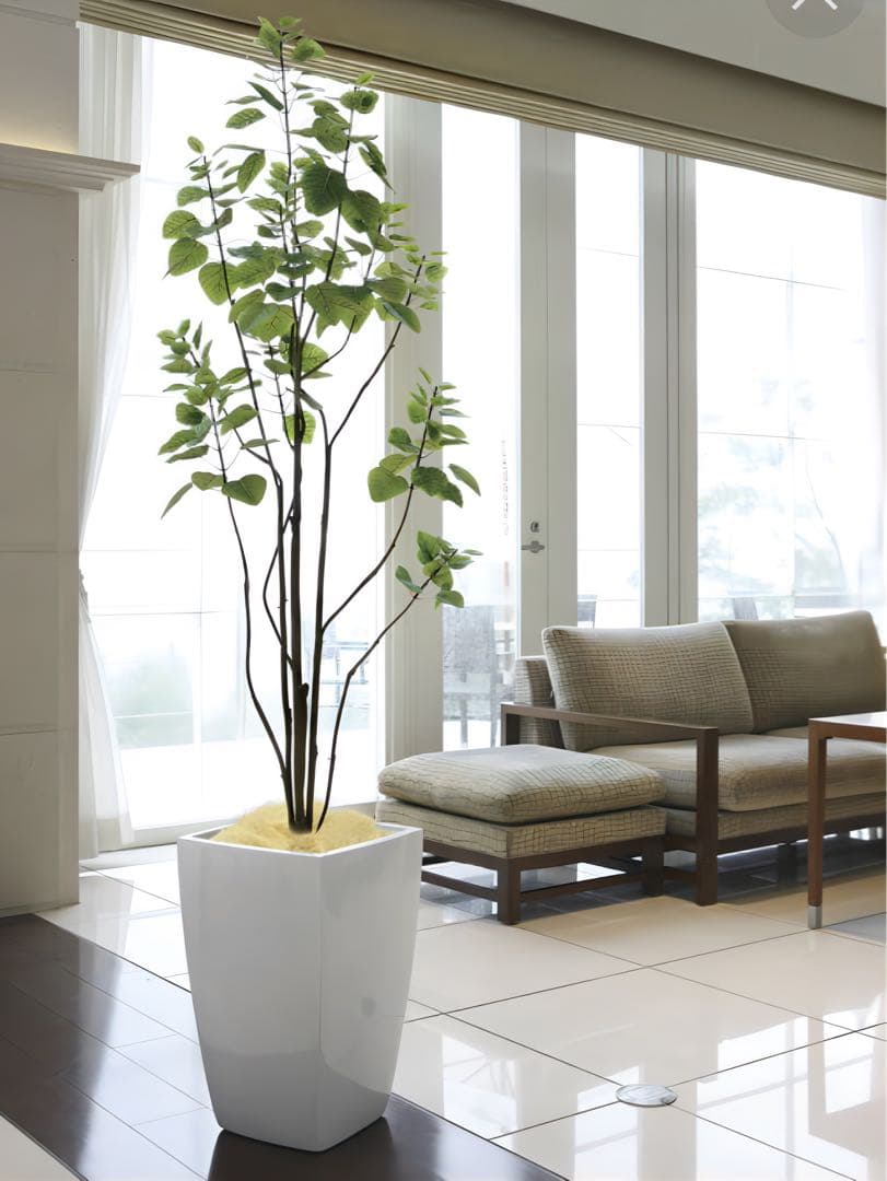 光触媒　人工観葉植物　フェイクグリーン　アーバンブランチツリー1.8