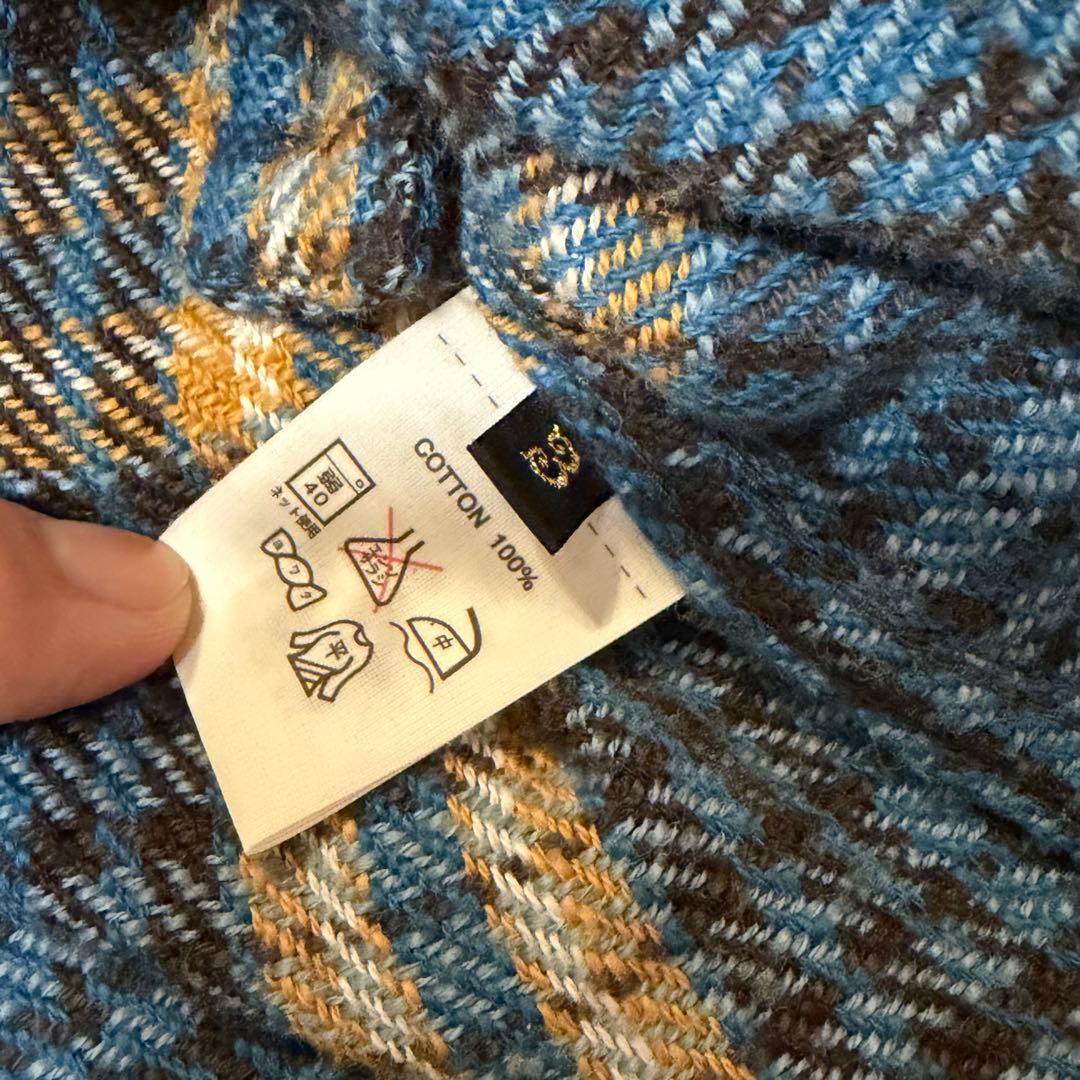 希少 KAPITAL キャピタル 掛け違いウエスタンシャツ ネル チェック柄 L