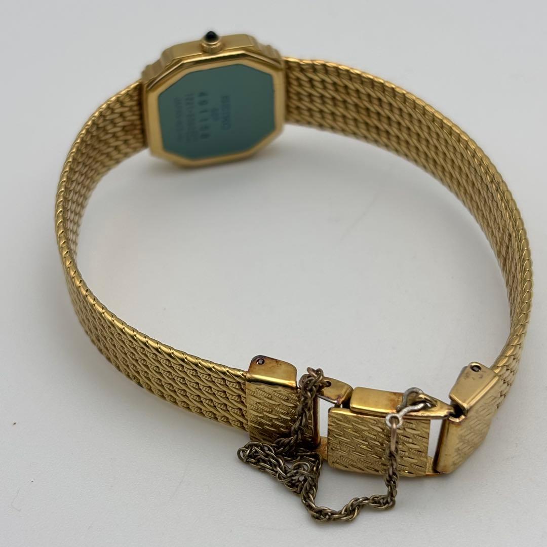 美品✨SEIKO 時計　エクセリーヌ　レディース 1Pダイヤ ゴールド　スクエア