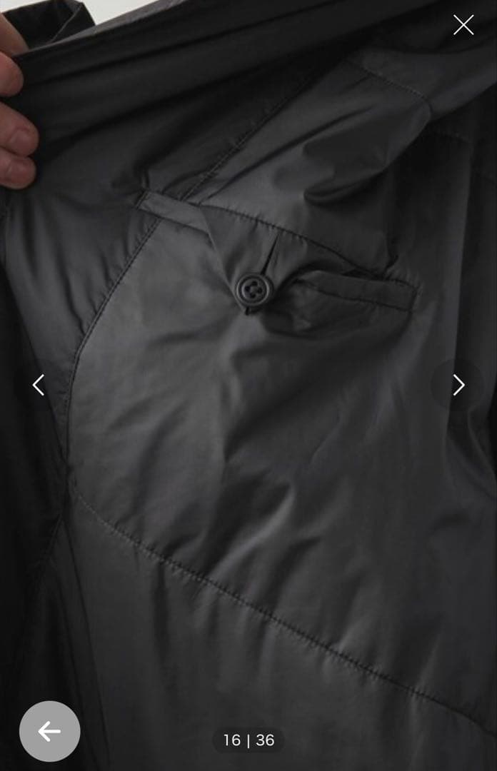 売り切り最終値下げSteven Alan メンズ ブラック コート　PARTEX