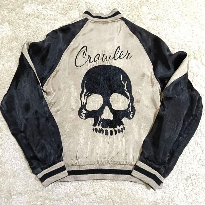 Back Street Crawles スカジャン リバーシブル スカル ボーン
