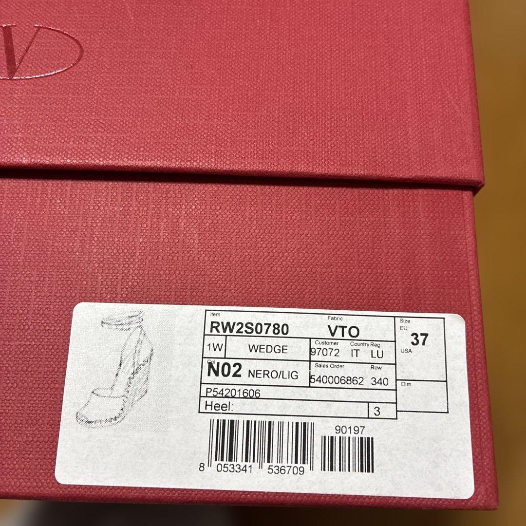 Anne‼️ VALENTINO スタッズ エスパドリーユ ブラック 24