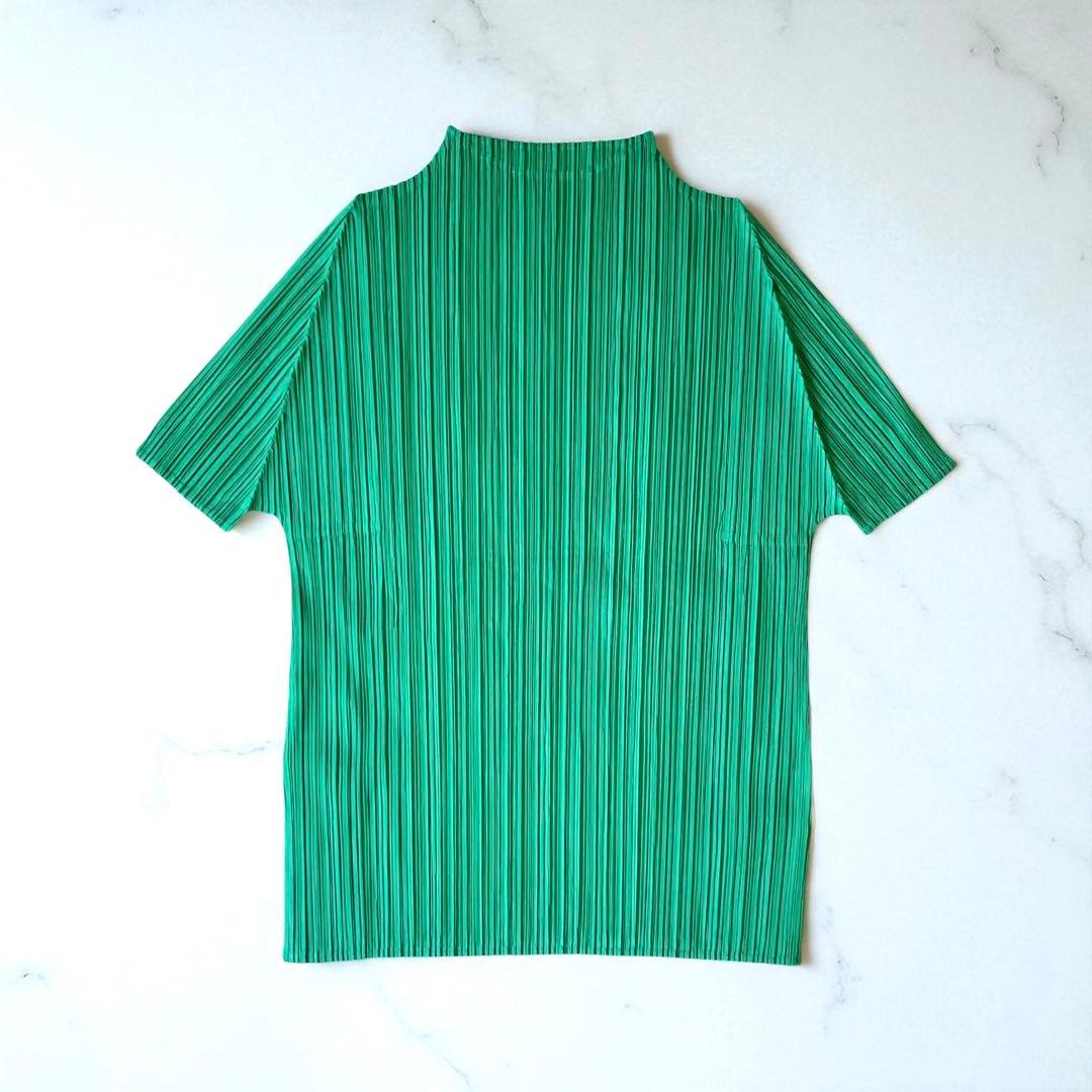 美品✨PLEATS PLEASE プリーツプリーズ ハイネック半袖 L