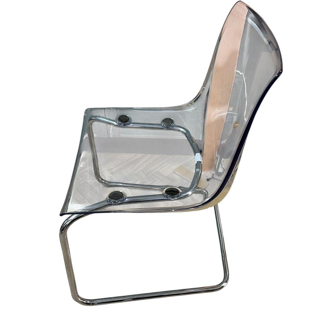 良品 IKEA TOBIAS トービアス クリアチェア 2脚セット