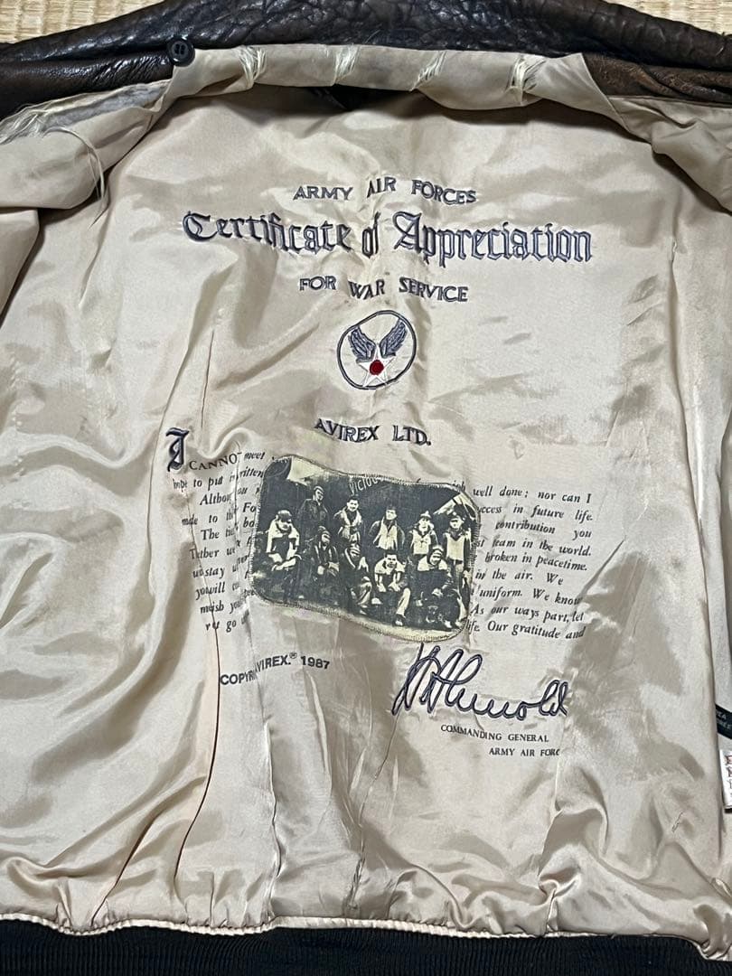 AVIREX G-1 革ジャン 90年代
