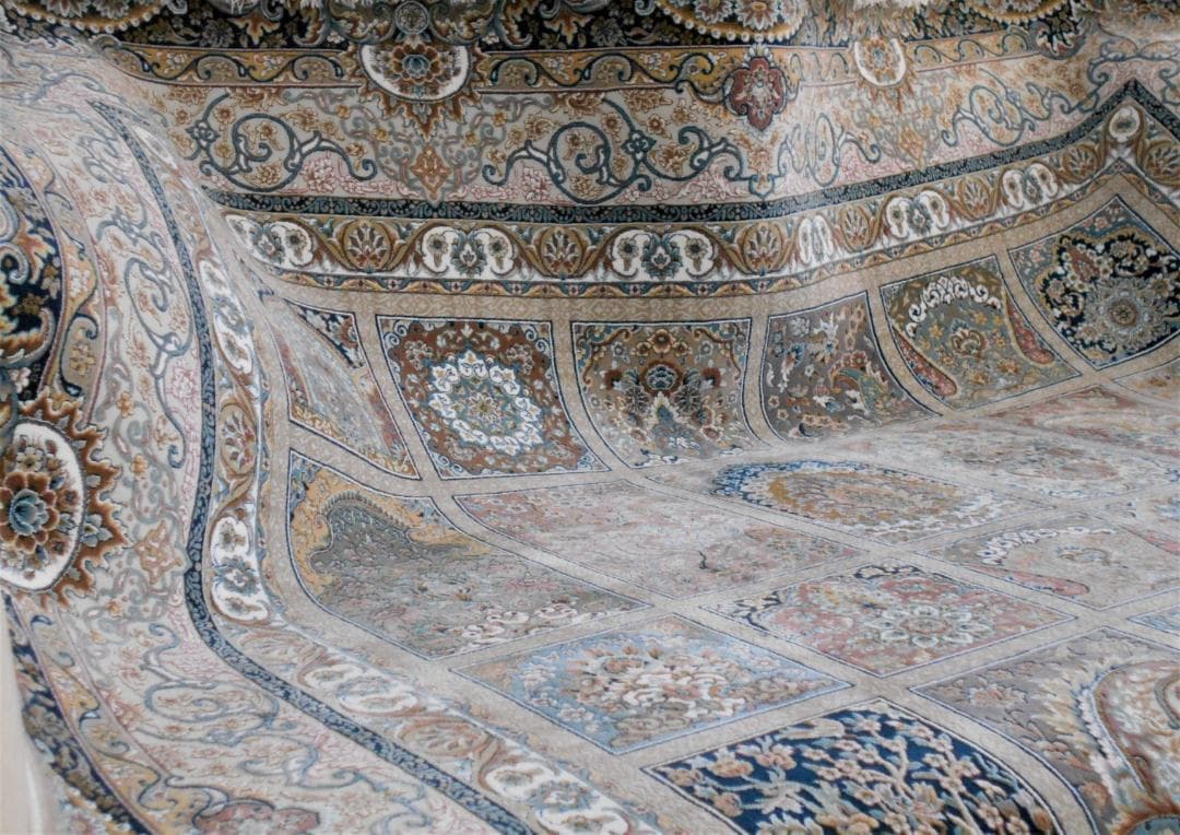 225万ノット、 超高密度織！本場イラン産 絨毯200×250cm‐202051